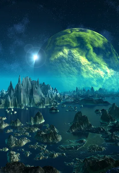 Fantasy Alien Planet — Stock Photo, Image