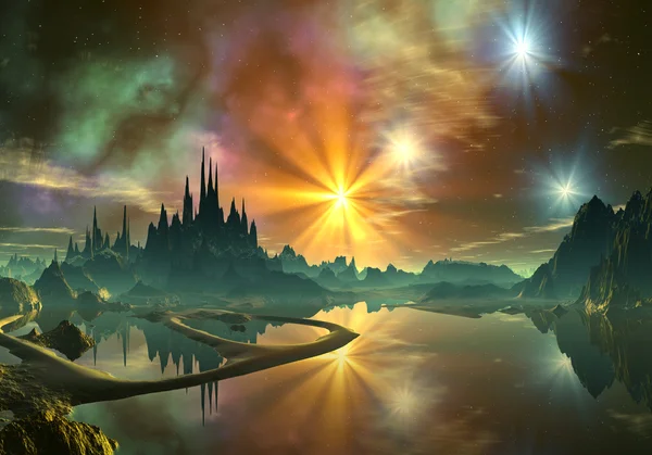 Yabancı gezegen, bilgisayara resimleri