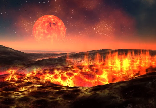 Yabancı gezegen, bilgisayara resimleri