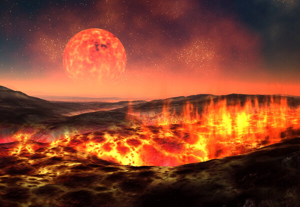 Alien Planet, Computer Artwork