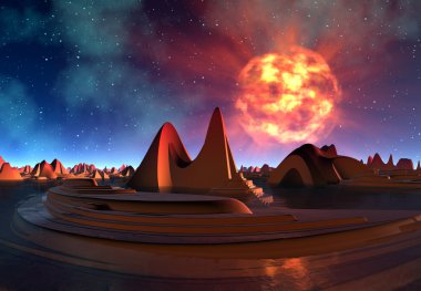 Yabancı gezegen - bilgisayar resmi