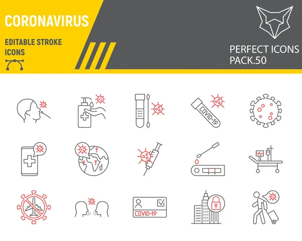 Иконка коронавируса — стоковый вектор