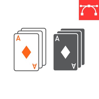 Kart satırı ve simge oynanıyor