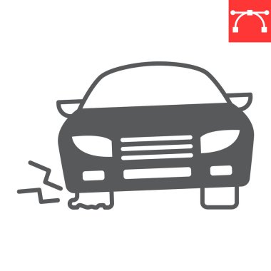 Lastik patlaması simgesi