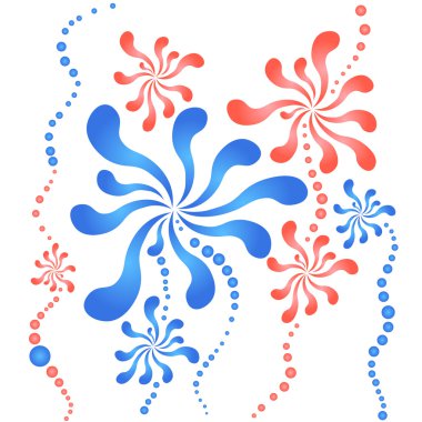 vektör havai fişek