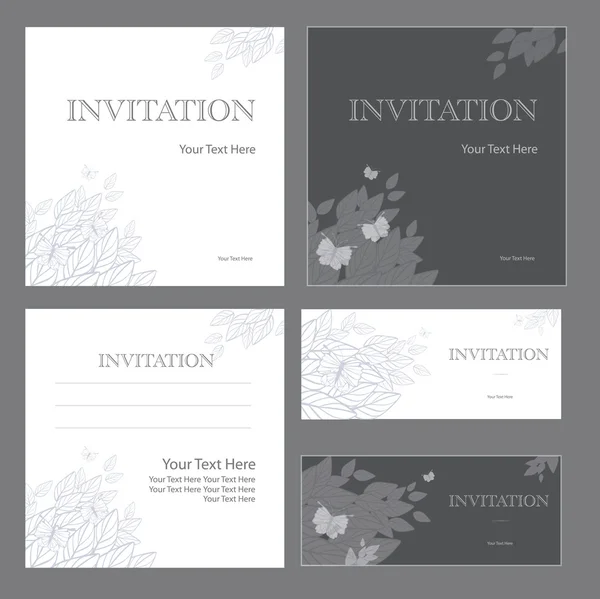 Invitations — Image vectorielle