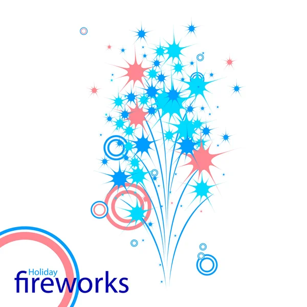 Vector firework — Stock Vector