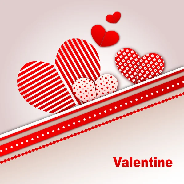 Feliz día de San Valentín y tarjetas de deshierbe — Archivo Imágenes Vectoriales