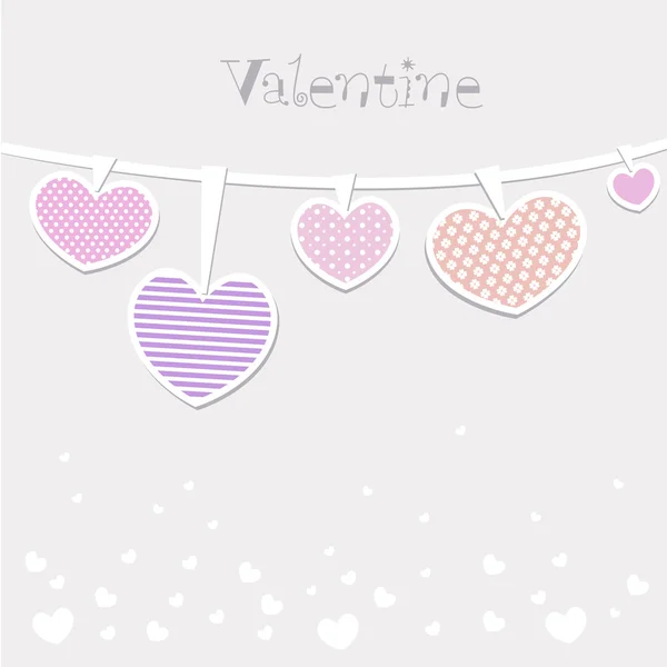 Feliz día de San Valentín y tarjetas de deshierbe — Archivo Imágenes Vectoriales