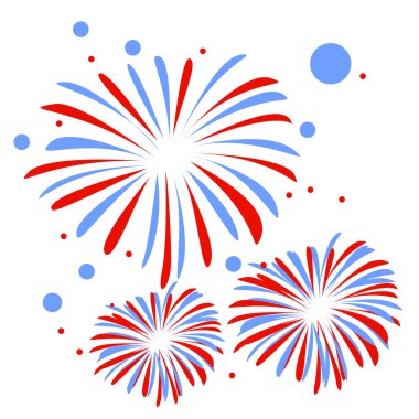 vektör havai fişek