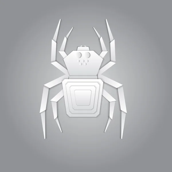 Pavouk. design papíru — Stockový vektor