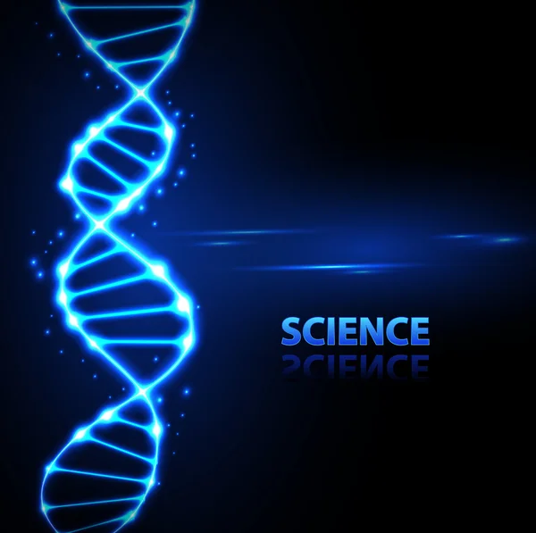 abstact arka plan. Neon dna zinciri