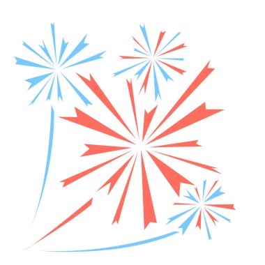 vektör havai fişek