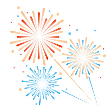 vektör havai fişek