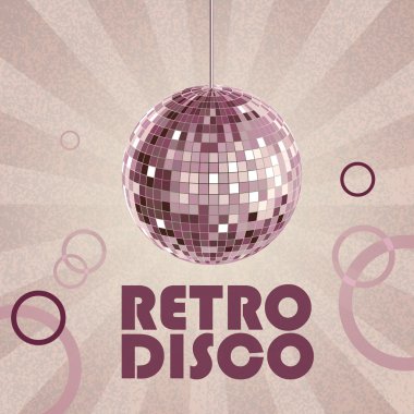 retro disko arkaplanı