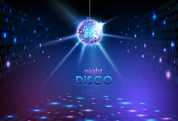 Disco ball background — Stock Vector