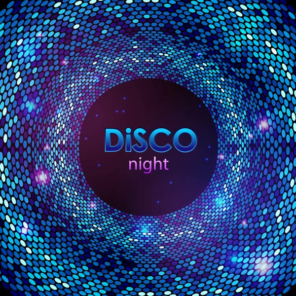 Disco mit abstraktem Hintergrund — Stockvektor