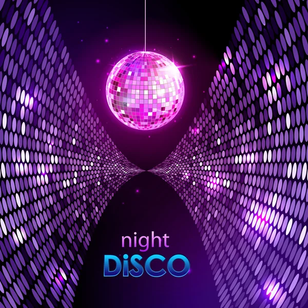 Disco fondo abstracto — Vector de stock