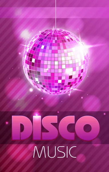 Disco poster — Stock Vector