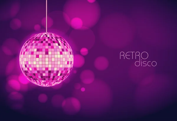 Disco bal. Disco achtergrond — Stockvector