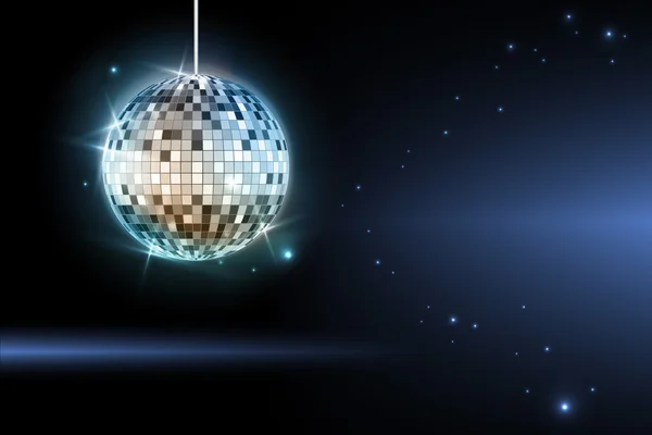 Disco ball. Disco background — Stock Vector