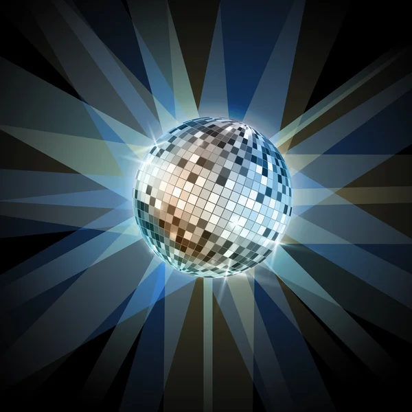 Disco ball. Disco background — Stock Vector