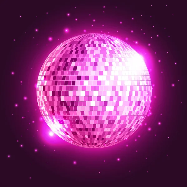 Disco ball. Disco background — Stock Vector