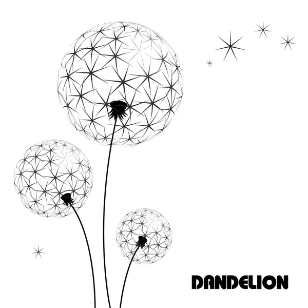 Abstract flower vector dandelion