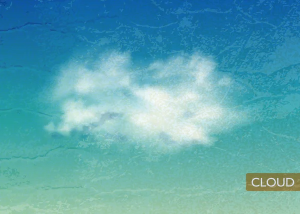 Fondo Vintage Sky. Nubes — Archivo Imágenes Vectoriales