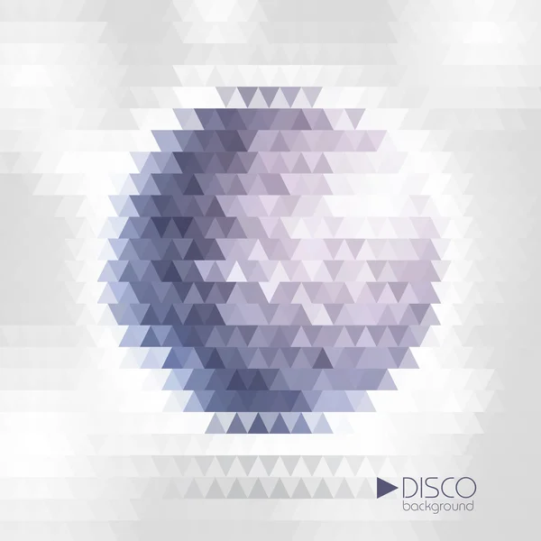 Discokugel. Disco-Mosaik Hintergrund — Stockvektor