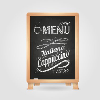 Tebeşir çizimleri. Retro tipografi.