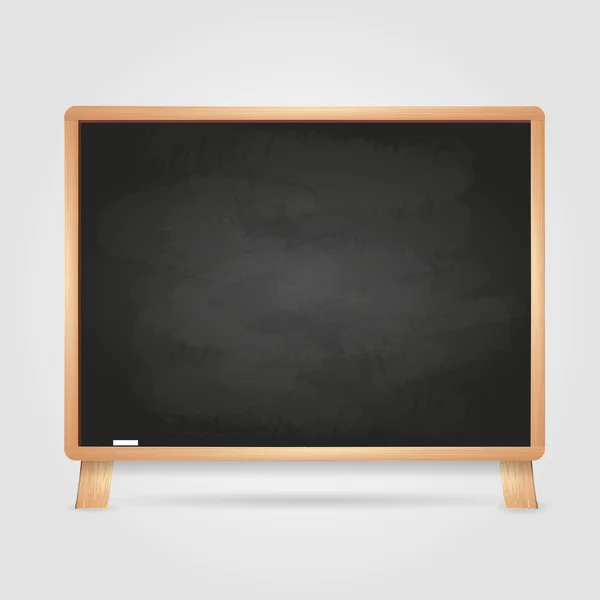 Black chalk board — Stock Vector