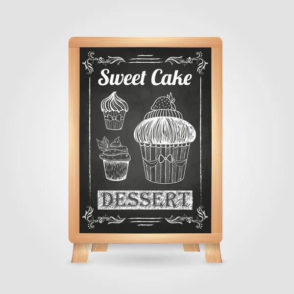 Chalk drawing. Set of cakes Stock Vector Image by ©annbozshko 48602471