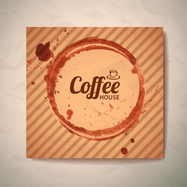 コーヒーの概念設計 — ストックベクタ