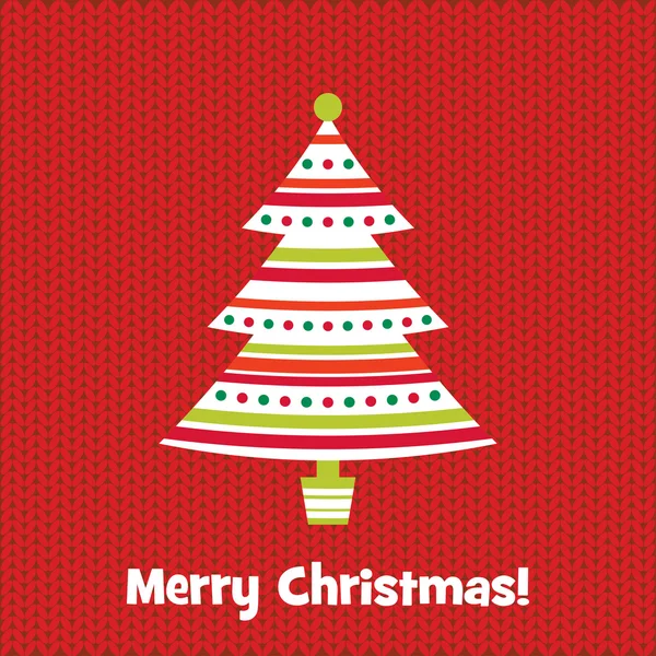 Christmas tree card Royalty Free Stock Vectors