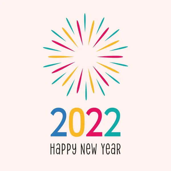 New Year 2022 banner design Stock Illustration