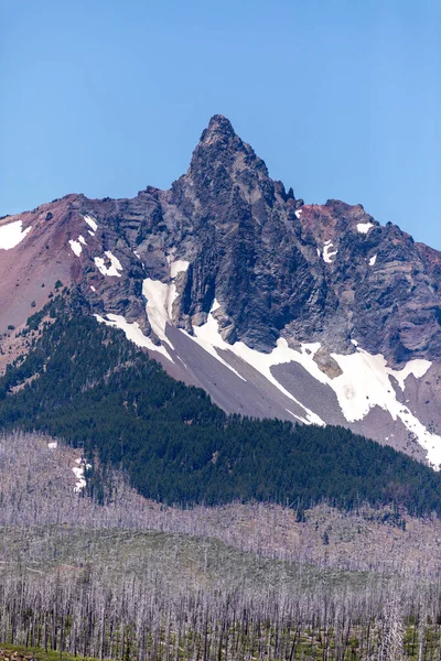 Monte Washington Centro Oregon Día Verano Picos Rocosos Irregulares Desierto — Foto de Stock