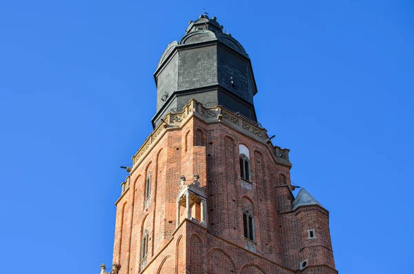 Sankt Elizabeths Kyrka Torn Wroclaw Polen — Stockfoto