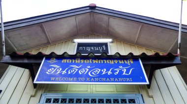Kanchanaburi tren istasyonu, Tayland, Asya
