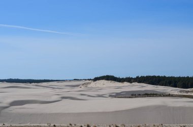 Slovinski Ulusal Parkı, Leba Kum tepesi Baltık Sahili, Polonya, Avrupa