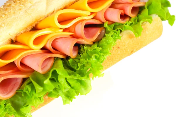 ハムとチーズのサンドイッチ — ストック写真