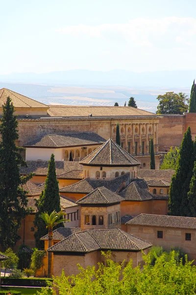 Panorama de alhambra — Fotografia de Stock