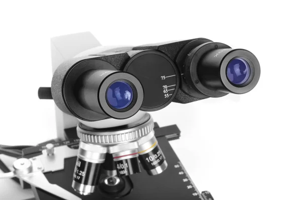 Vizörün mikroskop — Stok fotoğraf