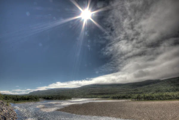 Paisagem tundra — Fotografia de Stock