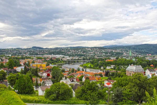 Panorama de Trondheim — Foto de Stock