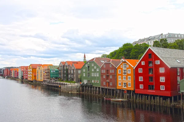 Panoráma města trondheim, Norsko — Stock fotografie
