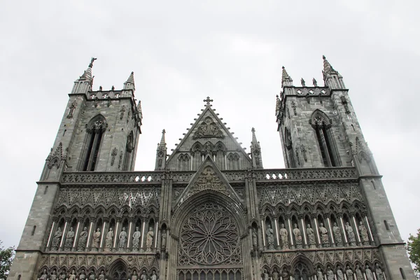 La Cattedrale di Nidaros a Trondheim — Foto Stock