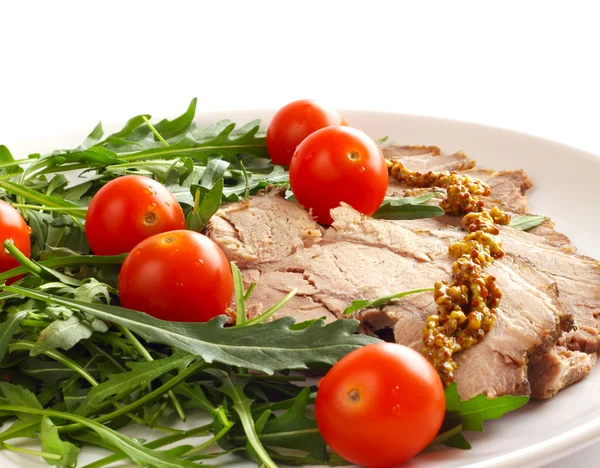 Carne e produtos hortícolas — Fotografia de Stock