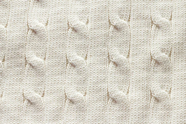 Knitted woolen texture — Stock Photo, Image