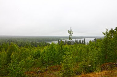 Gölün kuzey, yatay